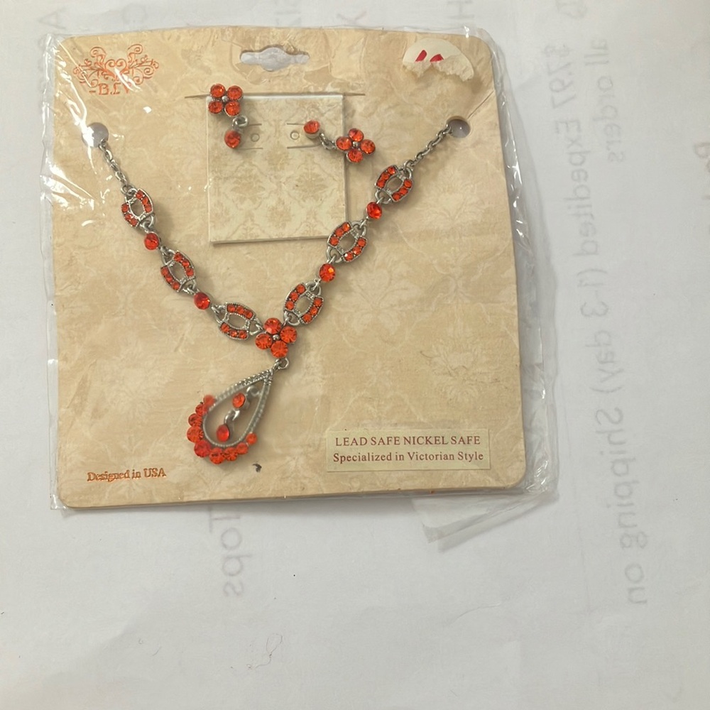 New necklace and earring set